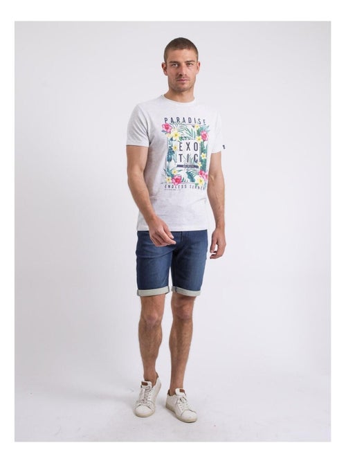 T-shirt col rond nopajoux - Kiabi