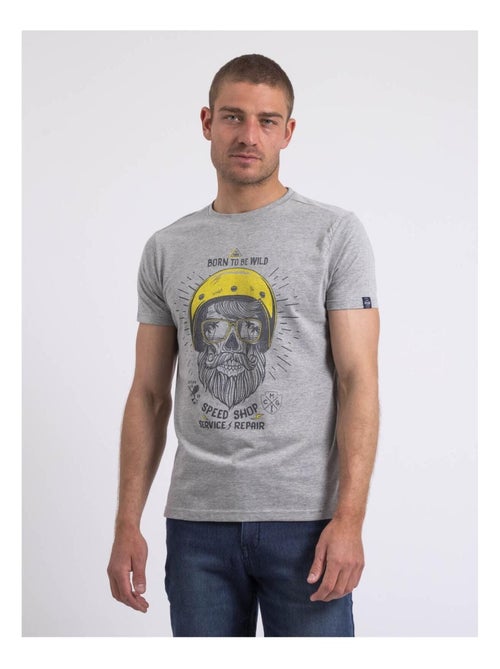 T-shirt col rond noshop - Kiabi