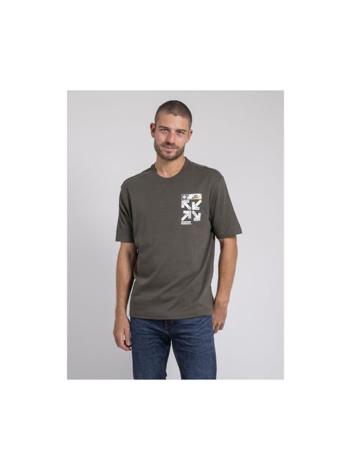 T-shirt col rond oversize pur coton joeden - Kiabi T-shirt col rond oversize pur coton joeden - Kiabi