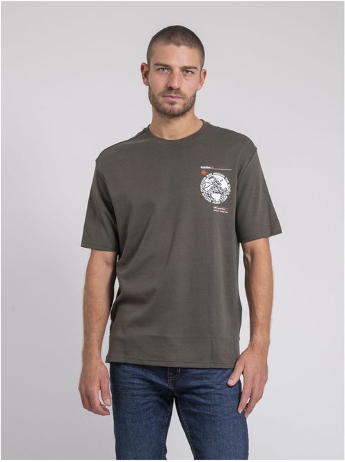 T-shirt col rond oversize pur coton johart - Kiabi T-shirt col rond oversize pur coton johart - Kiabi