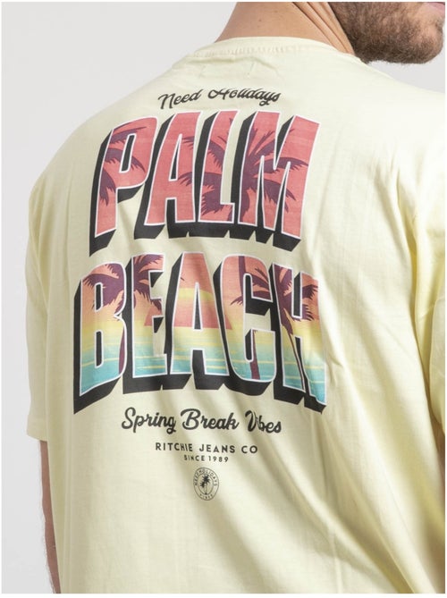 T-shirt col rond oversize pur coton nahamas - Kiabi T-shirt col rond oversize pur coton nahamas - Kiabi