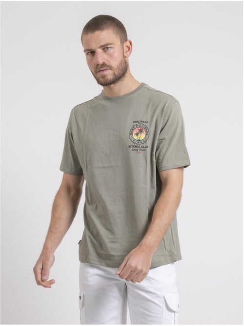 T-shirt col rond oversize pur coton nahamas - Kiabi T-shirt col rond oversize pur coton nahamas - Kiabi
