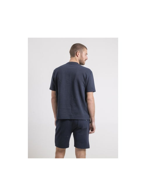T-shirt col rond oversize pur coton newmix - Kiabi