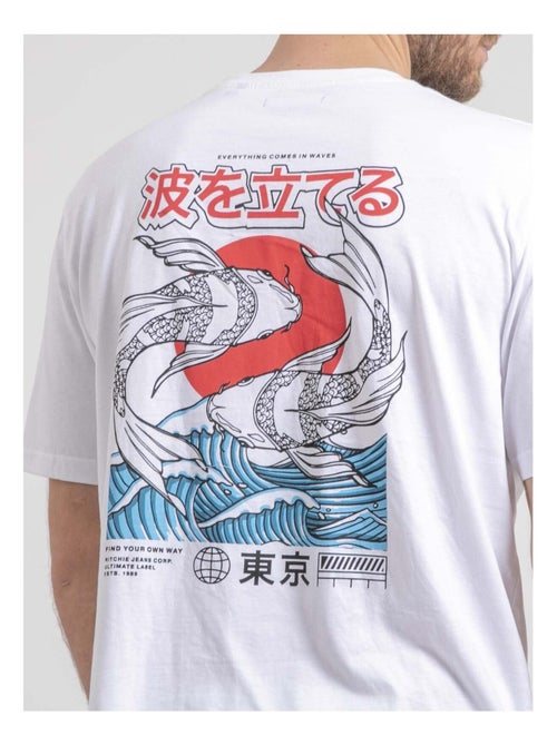 T-shirt col rond oversize pur coton nigorille - Kiabi T-shirt col rond oversize pur coton nigorille - Kiabi