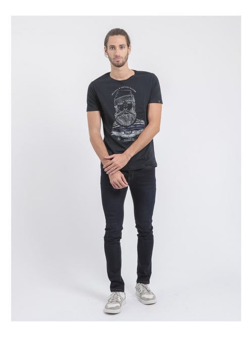 T-shirt col rond pur coton jabrun - Kiabi