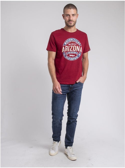 T-shirt col rond pur coton jabustin - Kiabi T-shirt col rond pur coton jabustin - Kiabi