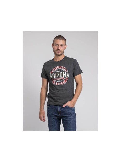 T-shirt col rond pur coton jabustin - Kiabi T-shirt col rond pur coton jabustin - Kiabi
