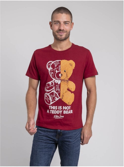 T-shirt col rond pur coton jakited - Kiabi T-shirt col rond pur coton jakited - Kiabi
