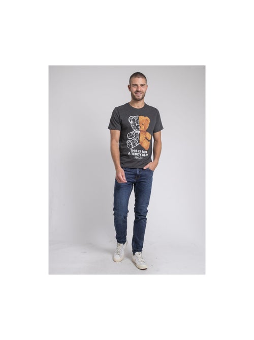 T-shirt col rond pur coton jakited - Kiabi T-shirt col rond pur coton jakited - Kiabi