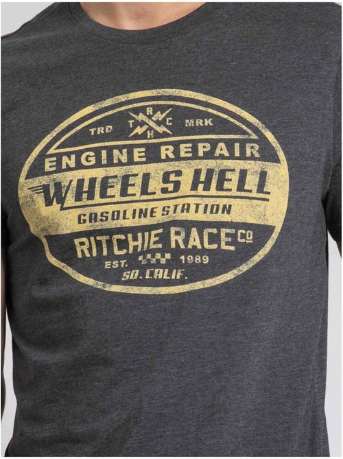 T-shirt col rond pur coton jakota - Kiabi T-shirt col rond pur coton jakota - Kiabi