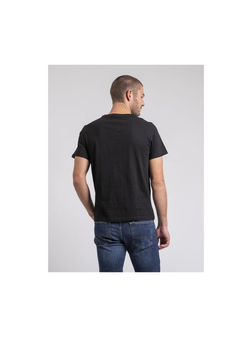 T-shirt col rond pur coton jakota - Kiabi