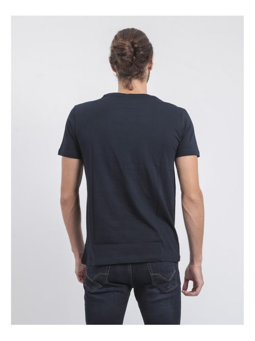 T-shirt col rond pur coton jamix - Kiabi