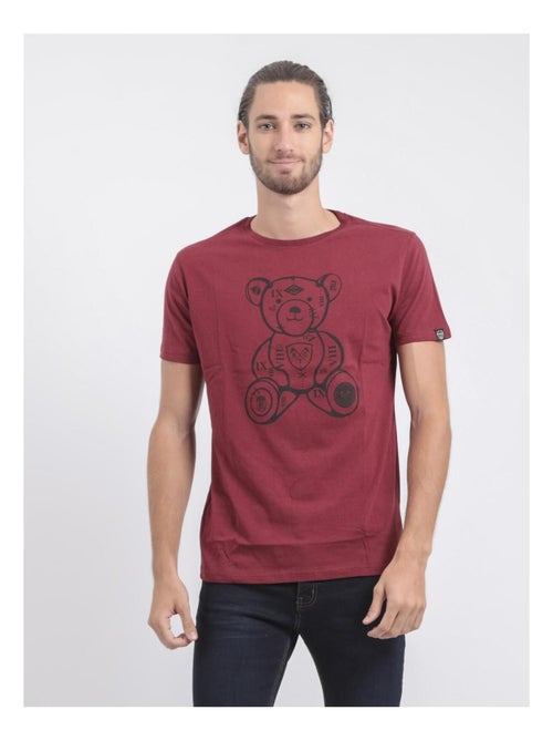 T-shirt col rond pur coton jibidel - Kiabi