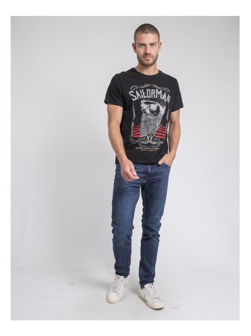 T-shirt col rond pur coton jimartin - Kiabi T-shirt col rond pur coton jimartin - Kiabi