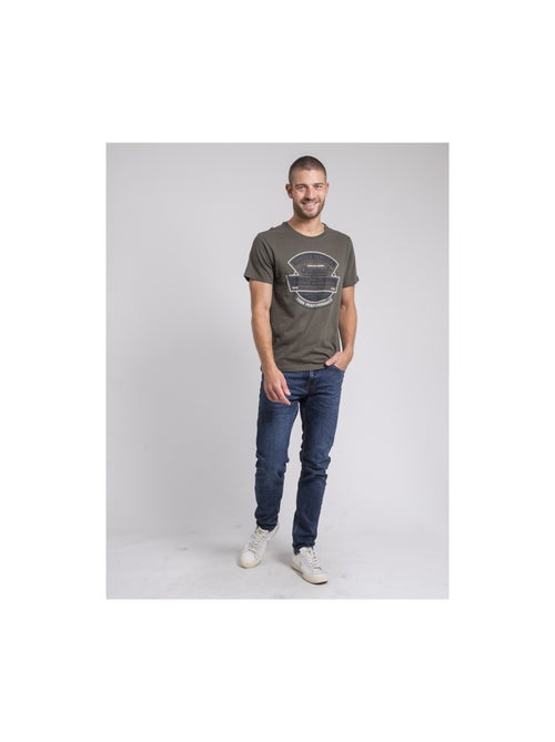 T-shirt col rond pur coton jirobin - Kiabi T-shirt col rond pur coton jirobin - Kiabi