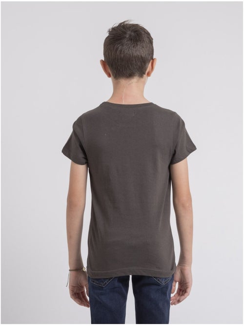 T-shirt col rond pur coton jocoby garçon - Kiabi T-shirt col rond pur coton jocoby garçon - Kiabi
