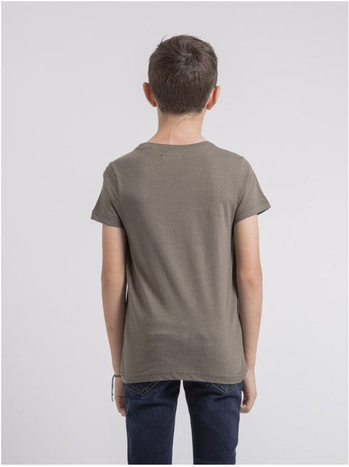 T-shirt col rond pur coton jocoby garçon - Kiabi T-shirt col rond pur coton jocoby garçon - Kiabi