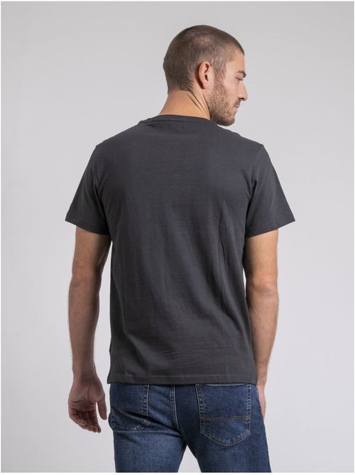 T-shirt col rond pur coton jorustix - Kiabi T-shirt col rond pur coton jorustix - Kiabi