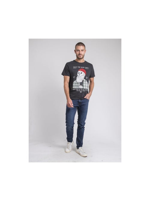T-shirt col rond pur coton jorustix - Kiabi T-shirt col rond pur coton jorustix - Kiabi