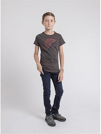 T-shirt col rond pur coton jouancy garçon
