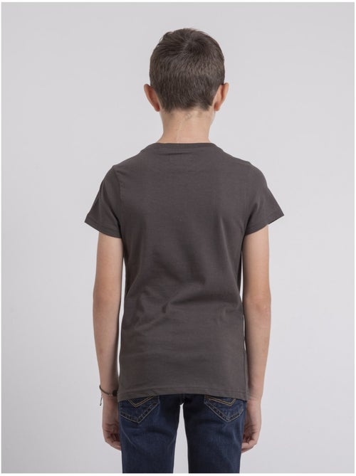 T-shirt col rond pur coton jouancy garçon - Kiabi T-shirt col rond pur coton jouancy garçon - Kiabi