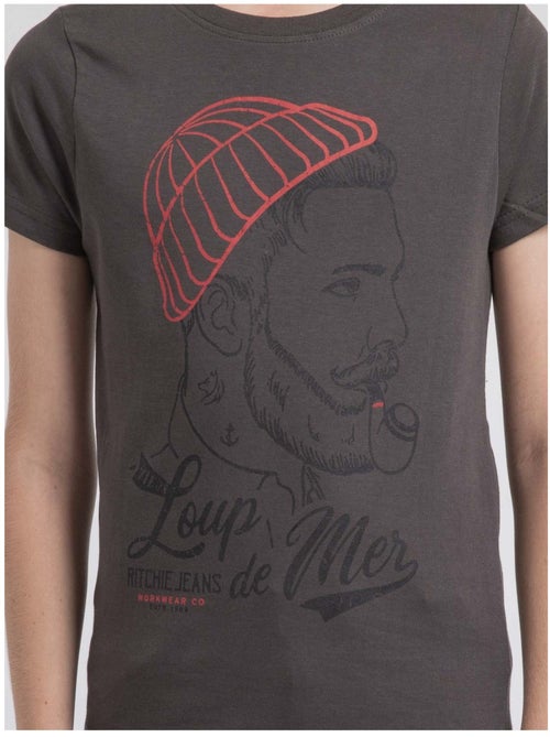 T-shirt col rond pur coton jouancy garçon - Kiabi T-shirt col rond pur coton jouancy garçon - Kiabi