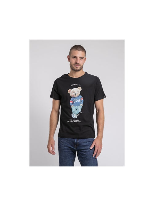 T-shirt col rond pur coton joulio - Kiabi T-shirt col rond pur coton joulio - Kiabi