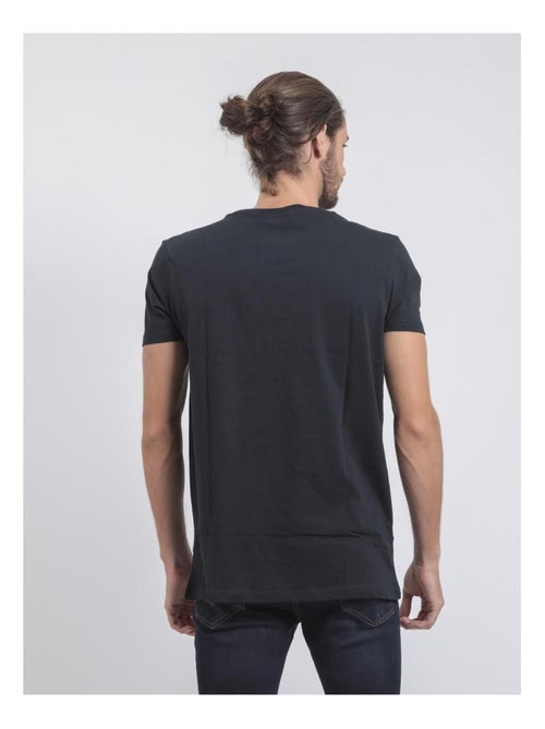 T-shirt col rond pur coton joultix - Kiabi