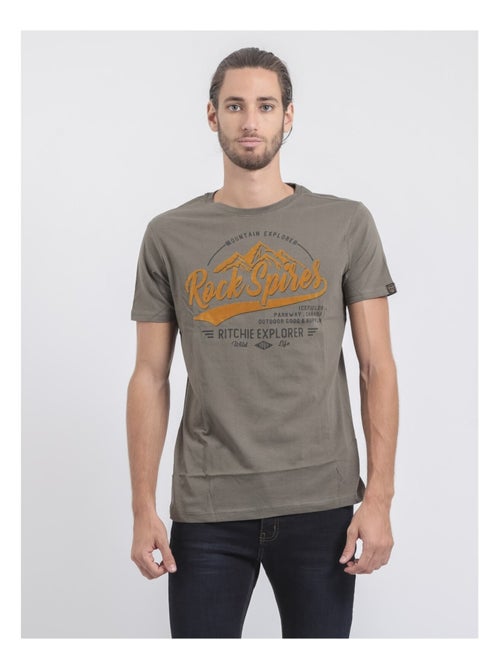 T-shirt col rond pur coton jupitoli - Kiabi T-shirt col rond pur coton jupitoli - Kiabi