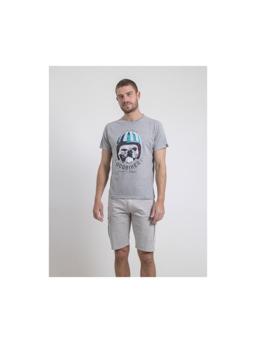 T-shirt col rond pur coton namatou - Kiabi