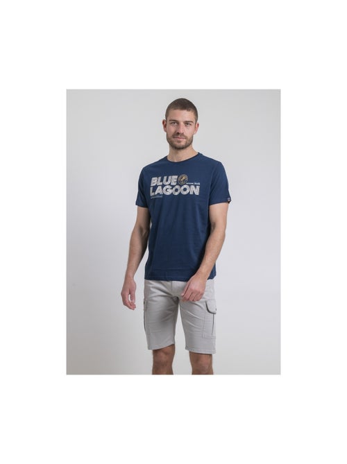 T-shirt col rond pur coton napamiel - Kiabi