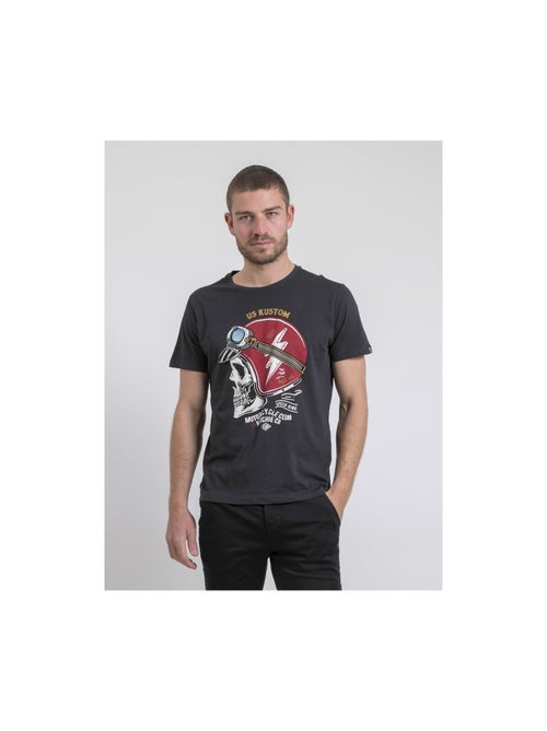 T-shirt col rond pur coton napamox - Kiabi