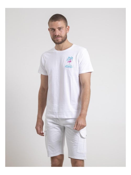 T-shirt col rond pur coton naruba - Kiabi T-shirt col rond pur coton naruba - Kiabi