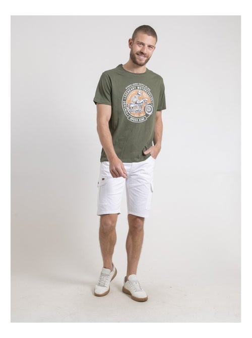 T-shirt col rond pur coton nelizio - Kiabi T-shirt col rond pur coton nelizio - Kiabi