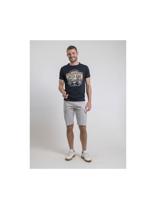 T-shirt col rond pur coton neloric - Kiabi