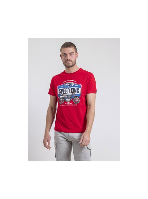 T-shirt col rond pur coton neloric - Kiabi T-shirt col rond pur coton neloric - Kiabi