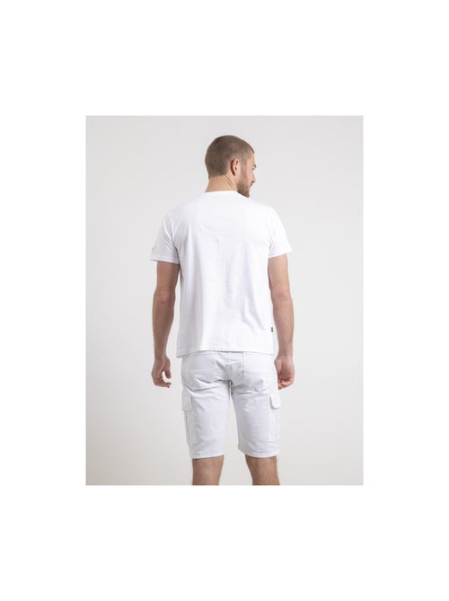 T-shirt col rond pur coton nevenou - Kiabi