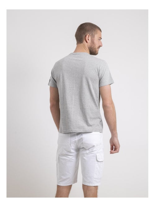 T-shirt col rond pur coton nevenou - Kiabi
