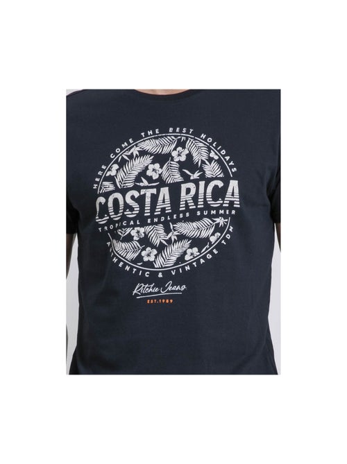 T-shirt col rond pur coton nevolta - Kiabi T-shirt col rond pur coton nevolta - Kiabi