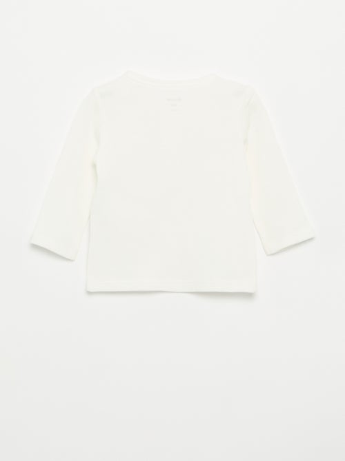T-shirt col tunisien - Kiabi