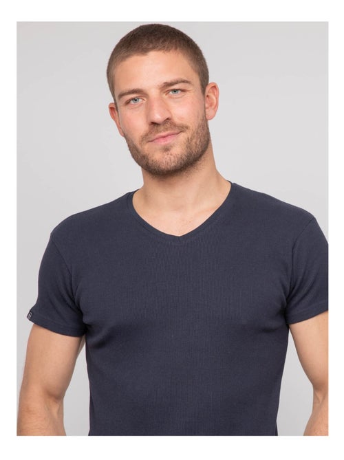 T shirt col v coton cottelé william - Kiabi T shirt col v coton cottelé william - Kiabi