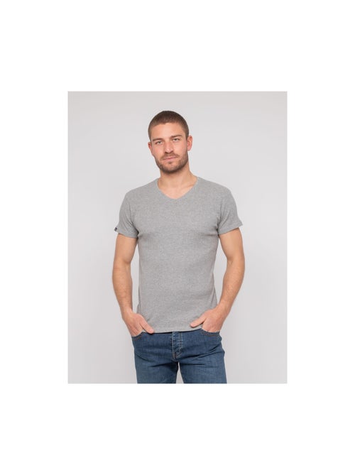 T shirt col v coton cottelé william - Kiabi T shirt col v coton cottelé william - Kiabi