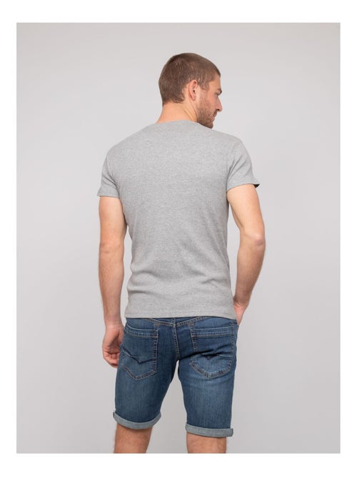 T shirt col v coton cottelé william - Kiabi T shirt col v coton cottelé william - Kiabi