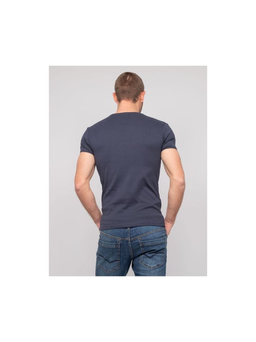 T shirt col v coton worko - Kiabi T shirt col v coton worko - Kiabi