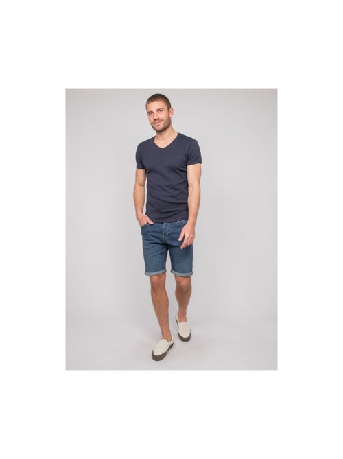 T shirt col v coton worko - Kiabi T shirt col v coton worko - Kiabi