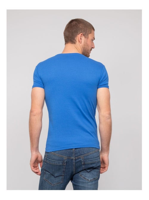 T shirt col v coton worko - Kiabi T shirt col v coton worko - Kiabi