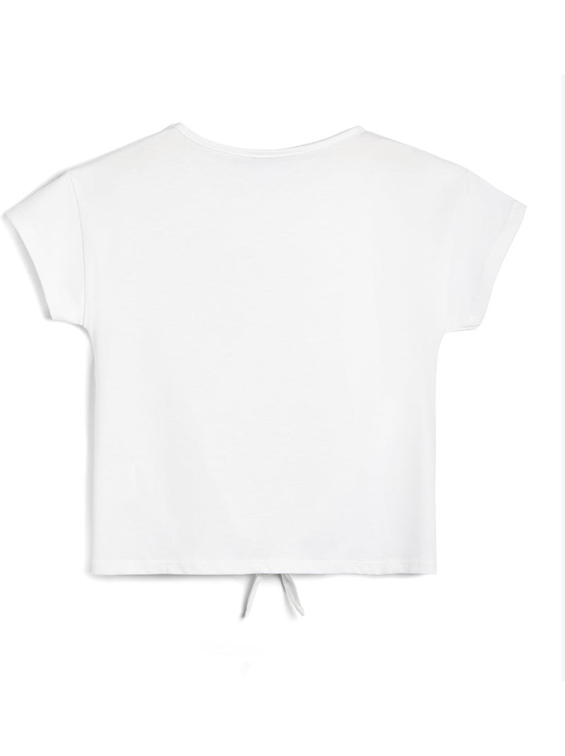 T-shirt conguitos arcoiris Blanc - Kiabi