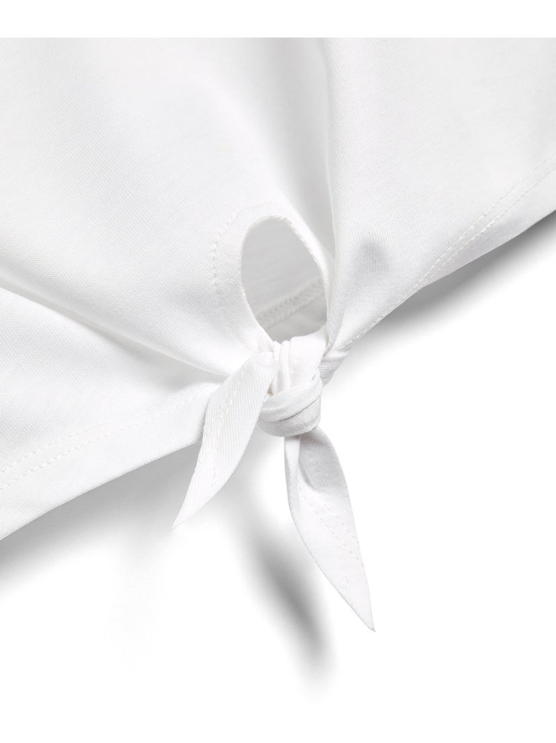 T-shirt conguitos arcoiris Blanc - Kiabi