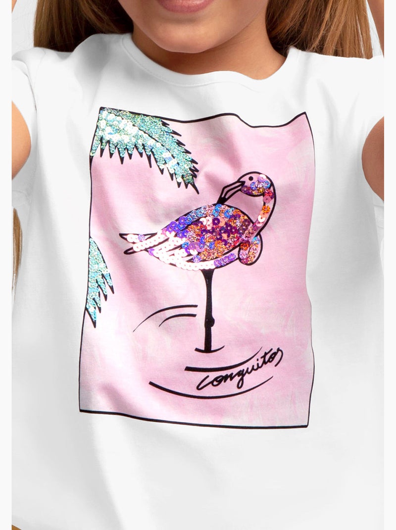 T-shirt conguitos Argent - Kiabi