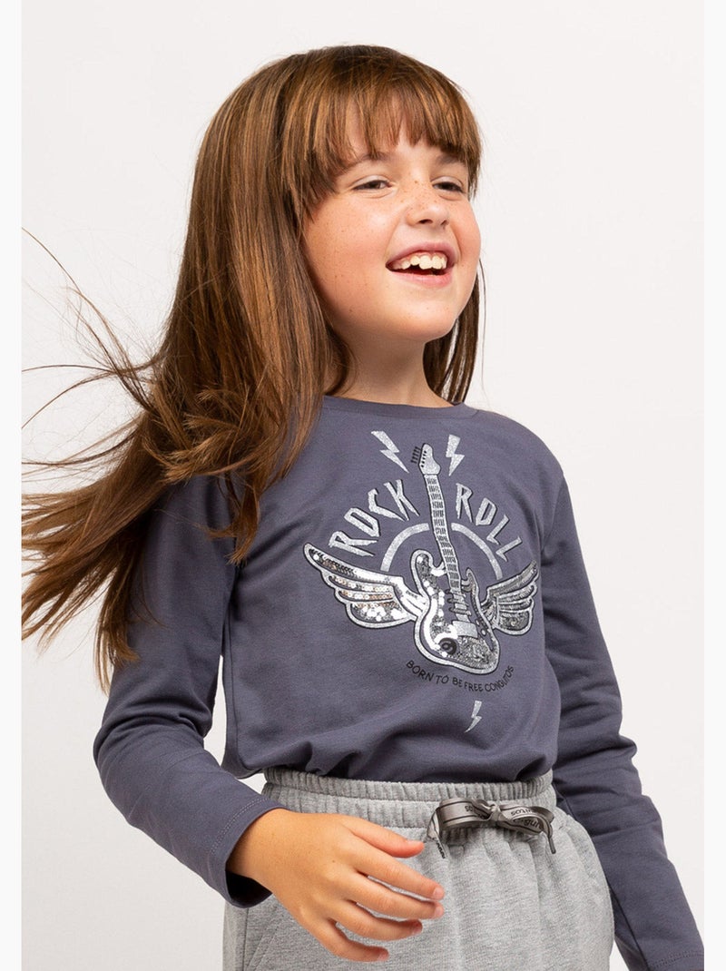 T-shirt conguitos Argent - Kiabi